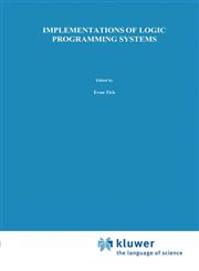 Implementations of Logic Programming Systems,0792394577,9780792394570