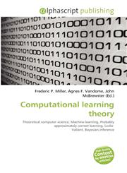 Computational learning theory,6133834544,9786133834545