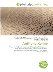 Anthony Kenny,6130754590,9786130754594