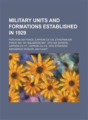 Military Units and Formations Established in 1929 Ethiopian Air Force, 19th Air Division, No. 501 Squadron Raf,1156132096,9781156132098