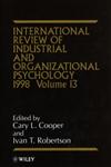 International Review of Industrial and Organizational Psychology, 1998,0471977225,9780471977223
