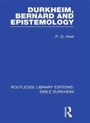 Durkheim, Bernard and Epistemology Vol. 2 1st Edition,0415563496,9780415563499