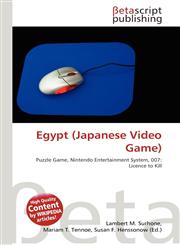 Egypt (Japanese Video Game),613441882X,9786134418829