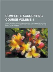 Complete Accounting Course,1153463164,9781153463164