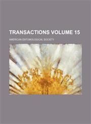 Transactions Volume 15,1151268100,9781151268105