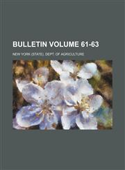 Bulletin Volume 61-63,115435086X,9781154350869