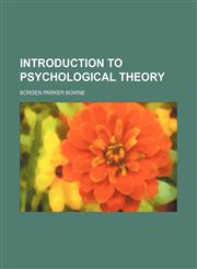 Introduction to psychological theory,1150264969,9781150264962