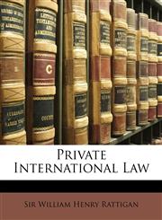 Private International Law,1148303618,9781148303611
