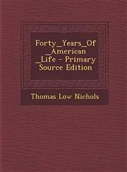 Forty_Years_Of_American _Life - Primary Source Edition,1295036924,9781295036929