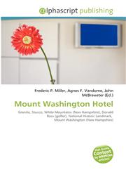 Mount Washington Hotel,6131706018,9786131706011