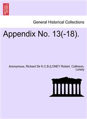 Appendix No. 13(-18).,1241701989,9781241701987