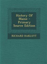 History Of Maine - Primary Source Edition,1294842986,9781294842989