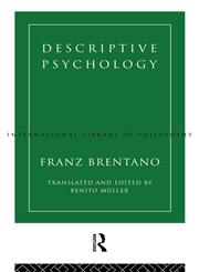 Descriptive Psychology,0415408016,9780415408011