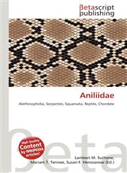 Aniliidae,6133132728,9786133132726