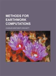 Methods for earthwork computations,1152786423,9781152786424