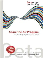 Spare the Air Program,6136308657,9786136308654