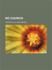 No church,1232390763,9781232390763