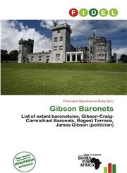 Gibson Baronets,613959183X,9786139591831
