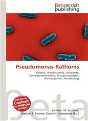 Pseudomonas Rathonis,6137636402,9786137636404