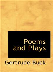 Poems and Plays,1117232018,9781117232010