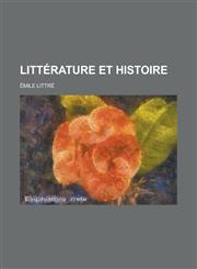 Litterature Et Histoire,1154762505,9781154762501