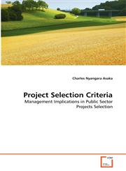 Project Selection Criteria,3639248074,9783639248074