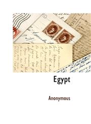 Egypt,1116304880,9781116304886