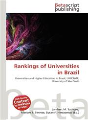 Rankings of Universities in Brazil,6134801305,9786134801300
