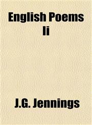 English Poems Ii,1152897039,9781152897038
