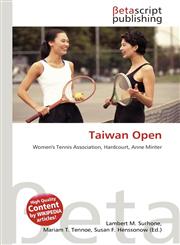 Taiwan Open,6134872776,9786134872775
