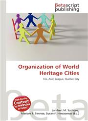 Organization of World Heritage Cities,6136236087,9786136236087