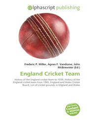 England Cricket Team,6130041500,9786130041502