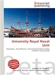 University Royal Naval Unit,613524602X,9786135246025