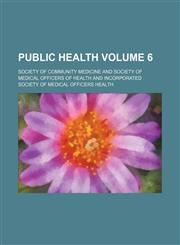 Public health Volume 6,1157534392,9781157534396