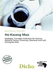 Ho-Kwang Mao,6138239490,9786138239499