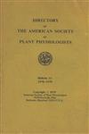 Directory of the American Society of Plant Physiologists - Bulletin 33 (1978-1979)