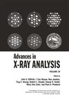 Advances in X-Ray Analysis Volume 39 Vol. 39,0306458039,9780306458033