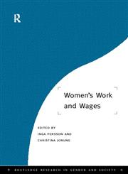 Women's Work and Wages,0415149037,9780415149037