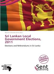 Sri Lankan Local Government Elections, 2011,6139204933,9786139204939
