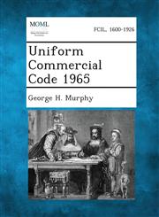 Uniform Commercial Code 1965,128734464X,9781287344643