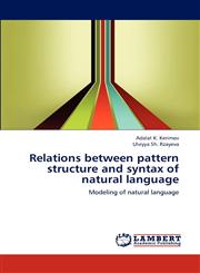 Relations between pattern structure and syntax of natural language,3659186511,9783659186516