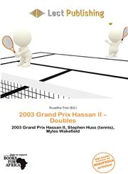 2003 Grand Prix Hassan II - Doubles,6137744019,9786137744017