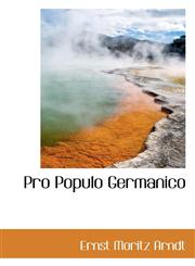 Pro Populo Germanico,1116166852,9781116166859