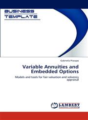 Variable Annuities and Embedded Options,3659293148,9783659293146
