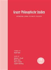 Grazer Philosophische Studien, Vol. 86 - 2012 Internationale Zeitschrift für Analytische Philosophie,9042036508,9789042036505