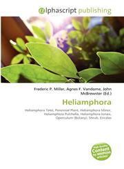 Heliamphora,6135619551,9786135619553