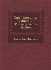 Saga Ingeyinga, Volume 1 - Primary Source Edition,1295496232,9781295496235