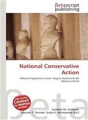 National Conservative Action,6136015897,9786136015897