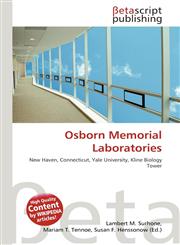 Osborn Memorial Laboratories,6137616177,9786137616178