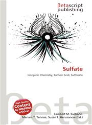 Sulfate,6131013969,9786131013966